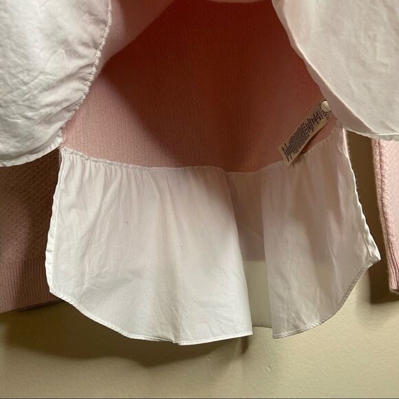 TED BAKER London Teaggan Frill Detail Mockable Light Pink Size 3 - Picture 8 of 13